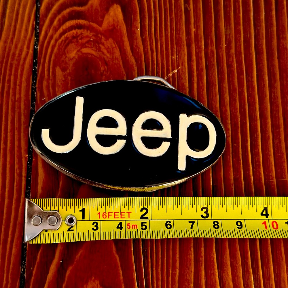 Jeep Logo Oval Belt Buckle